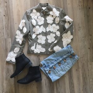 Tyler Boë Anthropologie Green Jacket // Size 04